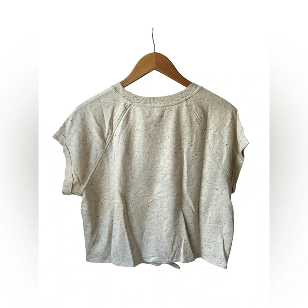 Old Navy || Loose Tie-Hem SS Sweatshirt - Picture 2 of 3